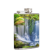 Individuelle Name Horseshoe Falls Australia Flachmann (Rechts)