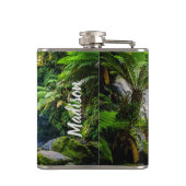 Individuelle Name Horseshoe Falls Australia Flachmann (Rückseite)