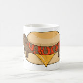 Individuelle Name Hot Dog Kaffeetasse (Mittel)