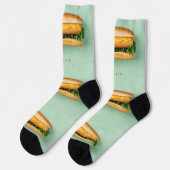 Individuelle Name Hot Dog Socken (Linkes Detail)
