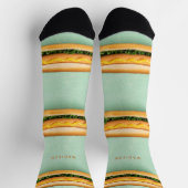 Individuelle Name Hot Dog Socken (Oben)