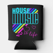 Individuelle Name House Music Dosenkühler (Rückseite)
