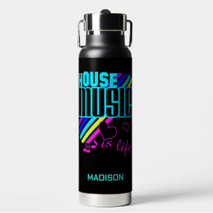 Individuelle Name House Music Trinkflasche