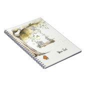 Individuelle Name Hübsch Mäuse Elegante Notizblock (Rechte Seite)