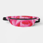 Individuelle Name Hübsch PINK ROSE Fanny Pack Bauchtasche (Vorderseite)