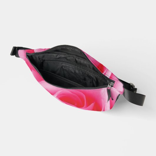 Individuelle Name Hübsch PINK ROSE Fanny Pack Bauchtasche (Offen)