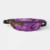 Individuelle Name Hübsch PURPLE FLOWERS Pack Bauchtasche (Vorderseite)