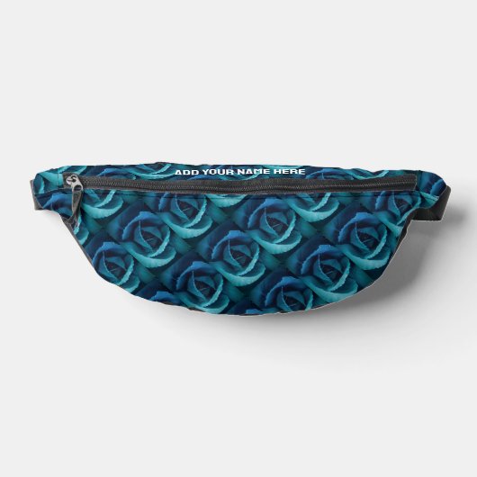 Individuelle Name Hübsche BLUE ROSE Fanny Pack Bauchtasche (Ablage )