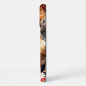 Individuelle Name Hühner Hennenroster-Eier iPhone Hülle (Linke Seite)