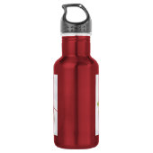 Individuelle Name Hummer Edelstahlflasche (Rückseite)