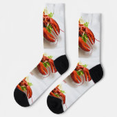 Individuelle Name Hummer Socken (Linkes Detail)