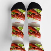 Individuelle Name Hummer Socken (Oben)