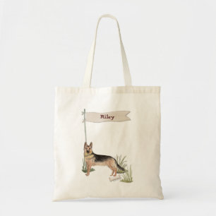 Individuelle Name Hund Tragetasche