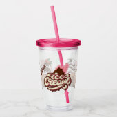 Individuelle Name Ice Cream Lover's tumbler Acryltrinkbecher (Links)