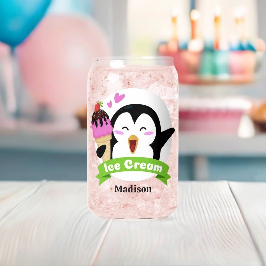 Individuelle Name Ice Cream Pinguin Dosenglas (Insitu (Baby Party))