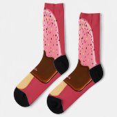 Individuelle Name Ice Cream Popsicle Socken (Linkes Detail)