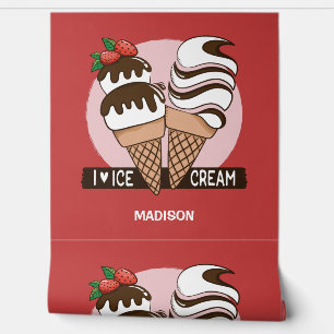 Individuelle Name Ice Creme Lover Tapete