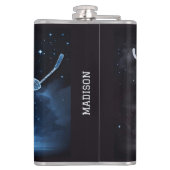 Individuelle Name Ice Hockey Flachmann (Rückseite)