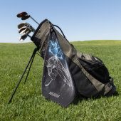 Individuelle Name Ice Hockey Golfhandtuch (Gras)