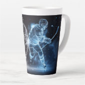 Individuelle Name Ice Hockey Milchtasse (Rechte Ecke)