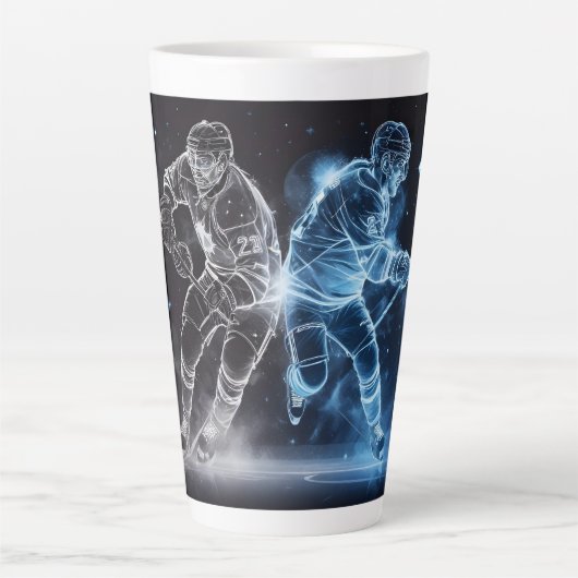 Individuelle Name Ice Hockey Milchtasse (Vorderseite)