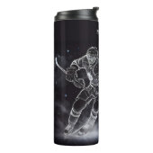 Individuelle Name Ice Hockey Thermosbecher (Nach links gedreht)