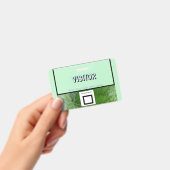 Individuelle Name-Image-Visitor-Abzeichen für grün Ausweis (Handheld)