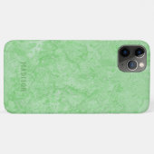 Individuelle Name Imitate Green Marble Telefongehä Case-Mate iPhone Hülle (Rückseite (Horizontal))