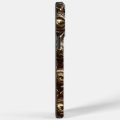 Individuelle Name Imitate Leather Abstrakt Minimal Case-Mate iPhone Hülle (Rückseite / Rechts)