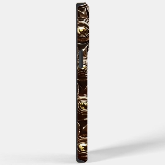 Individuelle Name Imitate Leather Abstrakt Minimal Case-Mate iPhone Hülle (Rückseite / Rechts)