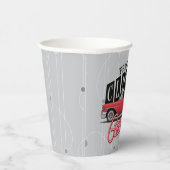 Individuelle Name Imitate Neon 1950er Jahre Classi Pappbecher (Rechts)