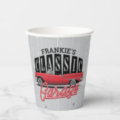 Individuelle Name Imitate Neon 1950er Jahre Classi Pappbecher (Vorderseite)