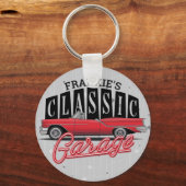 Individuelle Name Imitate Neon 1950er Jahre Classi Schlüsselanhänger (Vorderseite)