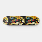 Individuelle Name Imitate verklebte Glaskatze Skateboard (Horizontal)