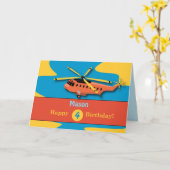 Individuelle Name, individuelles Alter, 4. Geburts Karte (Gelbe Blume)