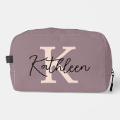 Individuelle Name Initial Makeup Bag, Weihnachtsge Waschbeutel (Vorderseite)