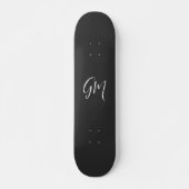 Individuelle Name Initialen personalisiert zwei Bu Skateboard (Vorne)