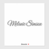 Individuelle Name-Insulbler-Decal-Notebook-Etikett Aufkleber (Blatt)