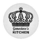 Individuelle Name Intricate Crown Schneidebrett (Vorderseite)