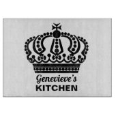 Individuelle Name Intricate Crown Schneidebrett (Vorderseite)