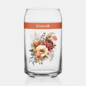 Individuelle Name Introvertierte Einsamkeit Blume  Dosenglas (Vorderseite)