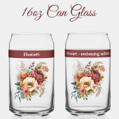 Individuelle Name Introvertierte Einsamkeit Blume  Dosenglas