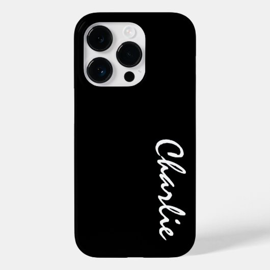 Individuelle Name iPhone 14 Pro Fall Case-Mate iPhone Hülle (Rückseite)
