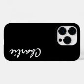 Individuelle Name iPhone 14 Pro Fall Case-Mate iPhone Hülle (Rückseite (Horizontal))