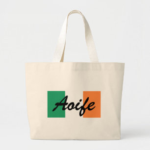 Individuelle Name Irish Flag jtcent Jumbo Stoffbeutel