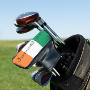 Individuelle Name Irish Flag-Komponente Golf Headcover