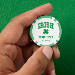 Individuelle Name Irish Geboren Lucky Pokerchips