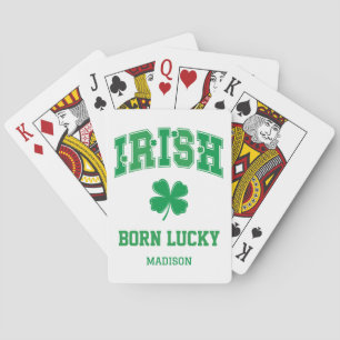 Individuelle Name Irish Geboren Lucky Spielkarten