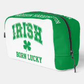 Individuelle Name Irish Geboren Lucky Waschbeutel (Rechte Ecke)