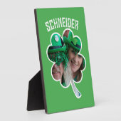 Individuelle Name Irish Klee Foto St Patricks Day Fotoplatte (Seite)